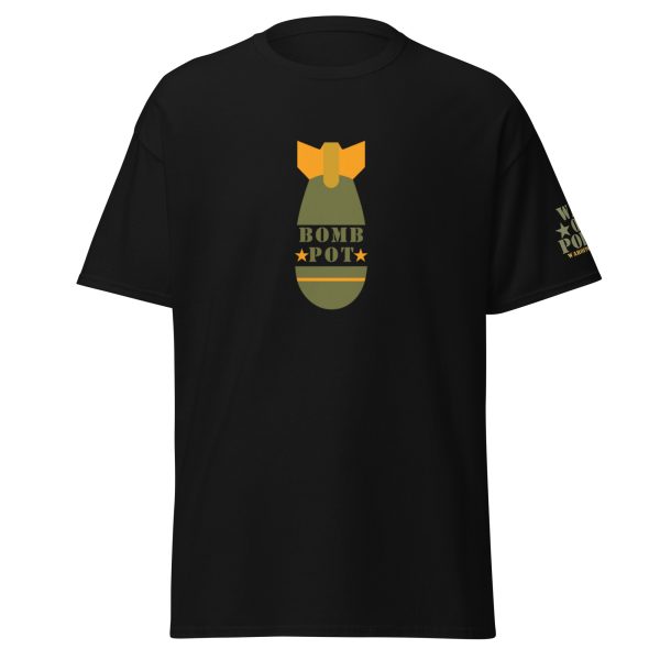 unisex-classic-tee-black-front-68f3ecdf253cc.jpg Bomb Pot Tee