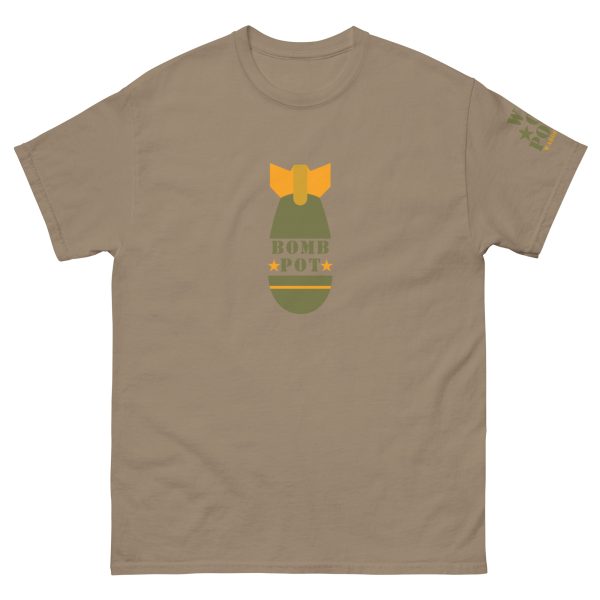 unisex-classic-tee-brown-savana-front-68f3ecdf399bb.jpg Bomb Pot Tee