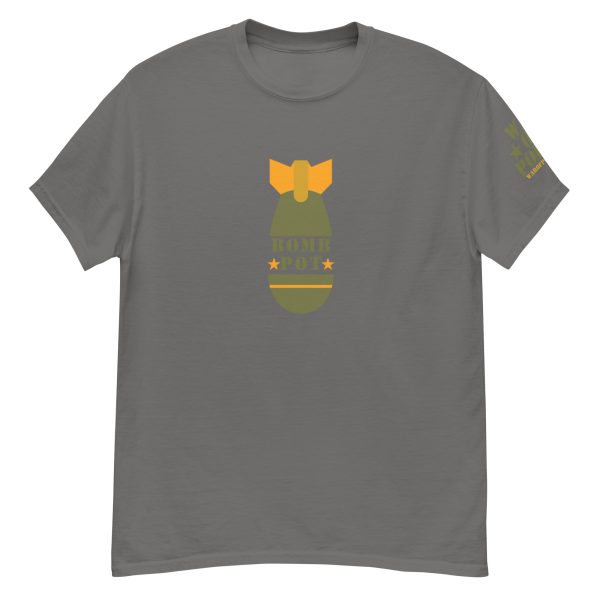 unisex-classic-tee-charcoal-front-68f3d719d0e6a.jpg Bomb Pot Tee