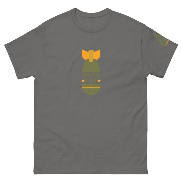 unisex-classic-tee-charcoal-front-68f3ecdf2f9f3.jpg Bomb Pot Tee