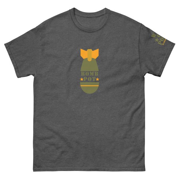 unisex-classic-tee-dark-heather-front-68f3ecdf2d94c.jpg Bomb Pot Tee