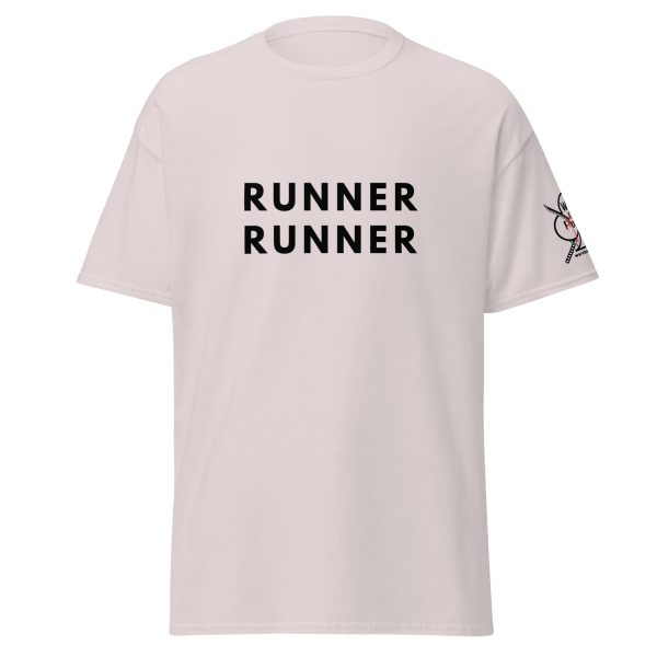 unisex-classic-tee-ice-grey-front-68f514bdac84c.jpg Runner Runner Tee