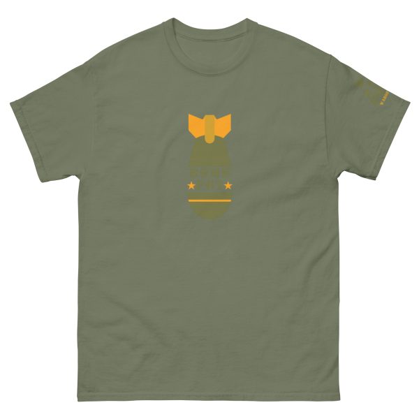 unisex-classic-tee-military-green-front-68f3ecdf32423.jpg Bomb Pot Tee