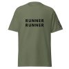 unisex-classic-tee-military-green-front-68f514bdac2de.jpg Runner Runner Tee