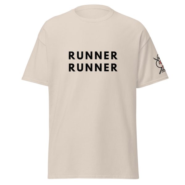 unisex-classic-tee-natural-front-68f514bdac37d.jpg Runner Runner Tee