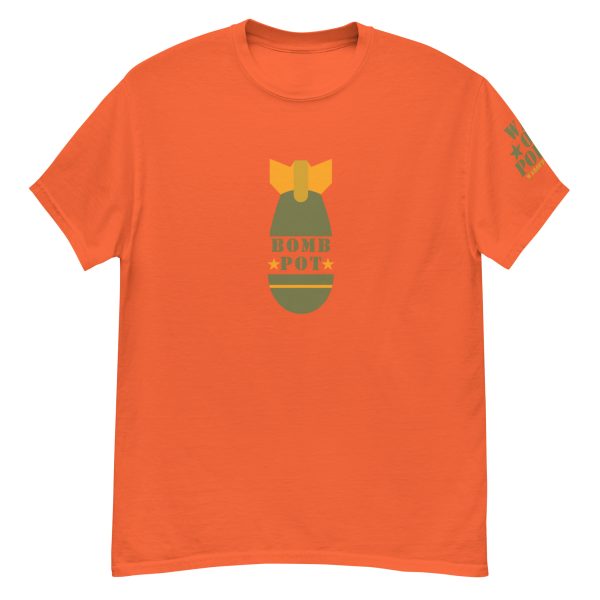 unisex-classic-tee-orange-front-68f3d719d113c.jpg Bomb Pot Tee