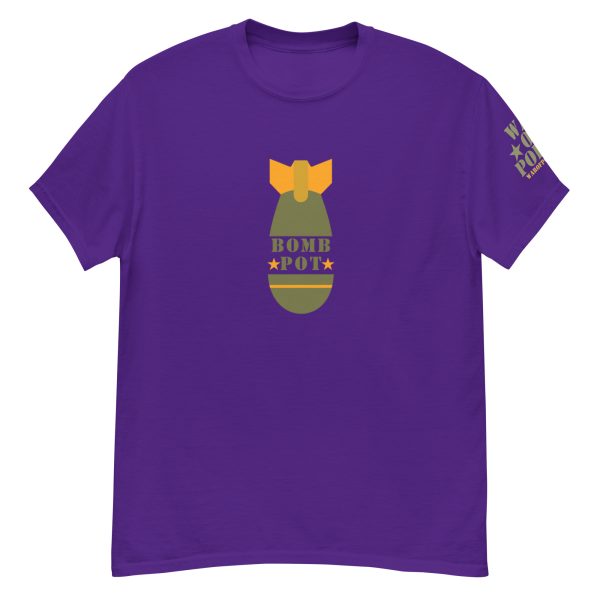 unisex-classic-tee-purple-front-68f3d719d121d.jpg Bomb Pot Tee