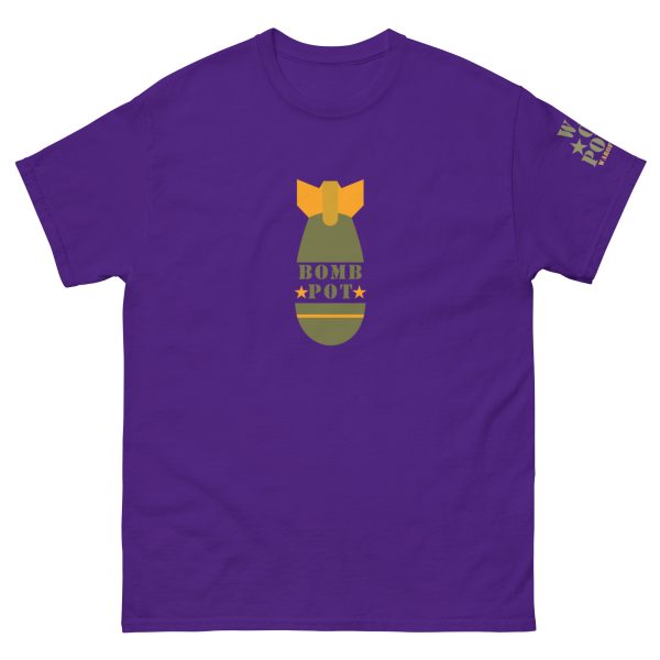 unisex-classic-tee-purple-front-68f3ecdf2c2e1.jpg Bomb Pot Tee