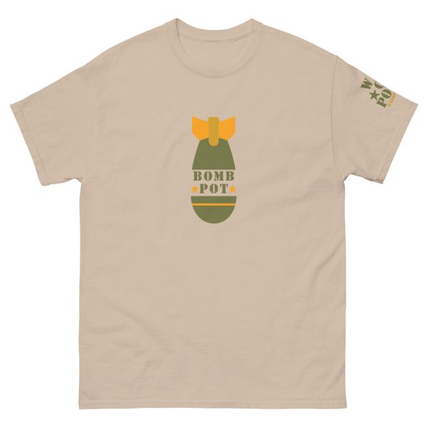 unisex-classic-tee-sand-front-68f3ecdf442be.jpg Bomb Pot Tee