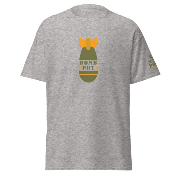 unisex-classic-tee-sport-grey-front-68f3ecdf26072.jpg Bomb Pot Tee