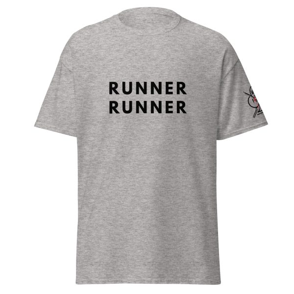 unisex-classic-tee-sport-grey-front-68f514bdac66d.jpg Runner Runner Tee