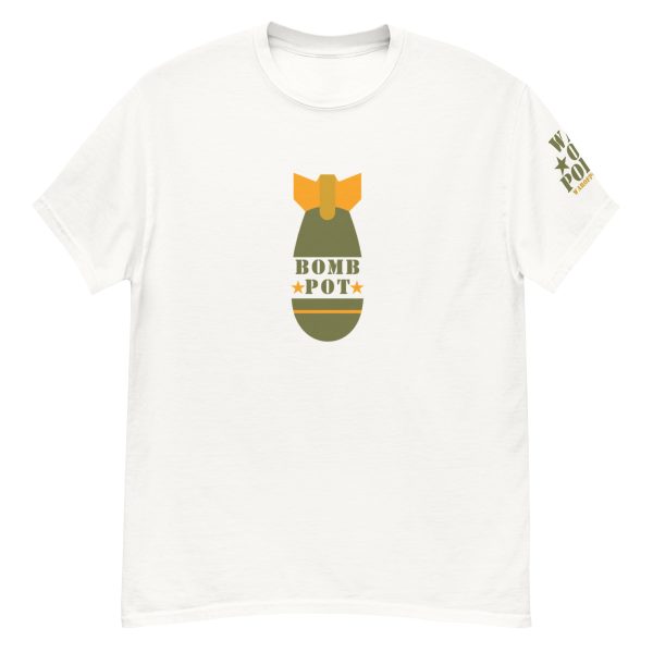 unisex-classic-tee-white-front-68f3d719d14b9.jpg Bomb Pot Tee