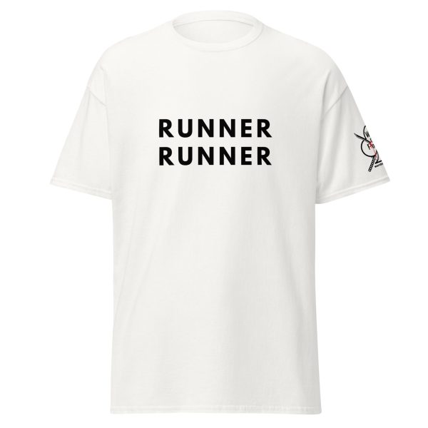 unisex-classic-tee-white-front-68f514bdac712.jpg Runner Runner Tee